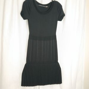 Ivanka Trump Elegant Black Pleated Women's Dress